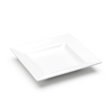 8″ White Ceramic Square Plate