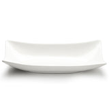 21" Boat Serving Bowl, White Ceramic