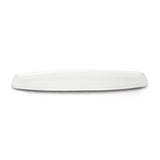 16"x4-1/2" Boat Plate, White Ceramic