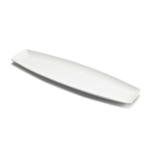 16"x4-1/2" Boat Plate, White Ceramic