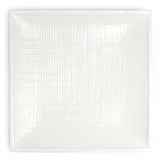 11-3/4" Square Plate, White Ceramic