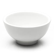 4-1/2"D Thick Rim Bowl, White Ceramic