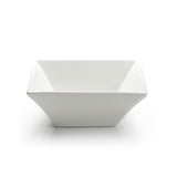 8-3/4" Square Bowl, White Ceramic
