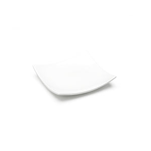 6-1/2" Square Plate, White Ceramic