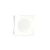 6-1/2" Square Plate, White Ceramic