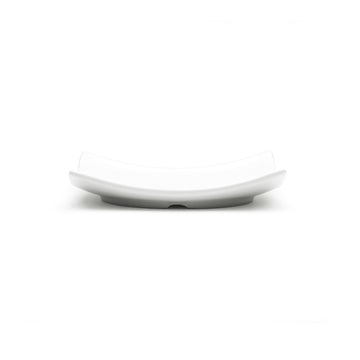 6-1/2" Square Plate, White Ceramic