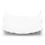 16" Square Platter, White Ceramic