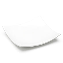 16″ White Ceramic Square Platter