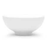 3"Dx1.5"H Round Shallow Bowl, White Ceramic