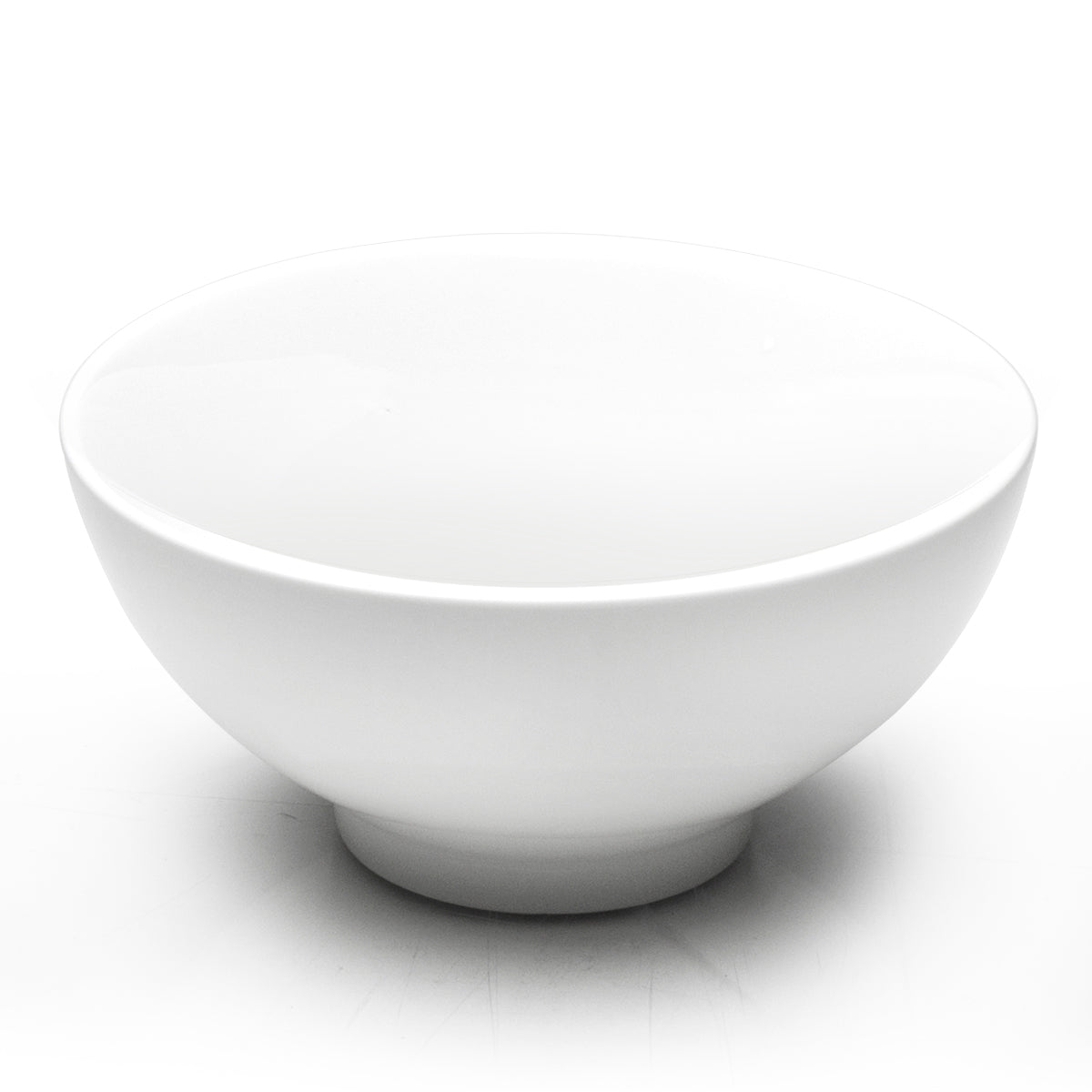 8-7/8"x4-3/8" Noodle Bowl, White Ceramic
