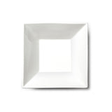 7-1/8" Square Bowl, White Ceramic