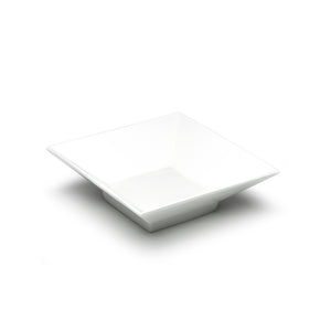 7-1/8" Square Bowl, White Ceramic