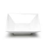 8-1/2" Square Bowl, White Ceramic