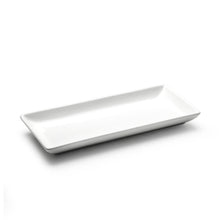 10.25"x4-1/2" Rectangular Plate, White Ceramic