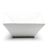 9-7/8" Square Bowl, White Ceramic