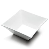 9-7/8" Square Bowl, White Ceramic