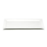 14-1/4"x7" Rectangular Plate, White Ceramic