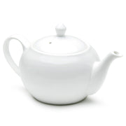 Teapot 8"H (620ml), White Ceramic