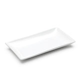 11-7/8"x7" Deep Plate, White Ceramic