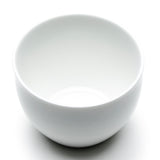 3.35"H Teacup, White Ceramic