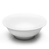 10"Dx3-1/2"H Round Noodle Bowl , White Ceramic
