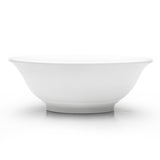 10"Dx3-1/2"H Round Noodle Bowl , White Ceramic