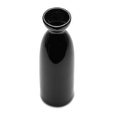 7"H Sake Bottle, Black Ceramic