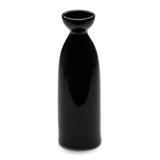 7"H Sake Bottle, Black Ceramic
