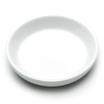 3" Round Sauce Dish, White Ceramic