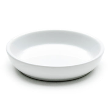 3" Round Sauce Dish, White Ceramic