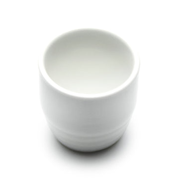 Sake Cup 2"H, White Ceramic