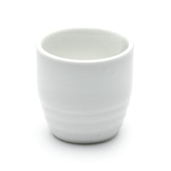 Sake Cup 2"H, White Ceramic