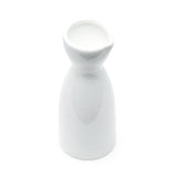 Sake Bottle 5-1/2", White Ceramic
