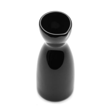 5.5"H Sake Bottle, Black Ceramic