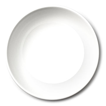 11-7/8"x4-1/2" Round Noodle Bowl, White Ceramic