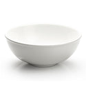 11⅞″ White Ceramic Noodle Bowl — 4½″ High