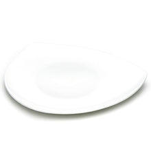 11″ White Ceramic Triangular Plate
