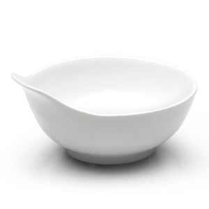 4-3/4"D Tempura Sauce Bowl, White Ceramic