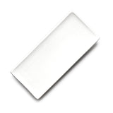 8-1/4"x3-3/4" Rectangular Plate, White Ceramic