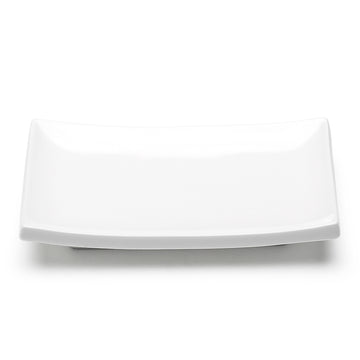 5-7/8"x4" Rectangular Plate, White Ceramic