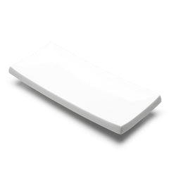 13 1/2"x6" Rectangular Plate, White Ceramic
