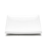 10" Square Plate, White Ceramic