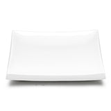 14" Square Platter , White Ceramic
