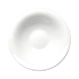 11" Round Shallow Bowl, White Ceramic