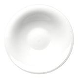 13" Round Shallow Bowl, White Ceramic