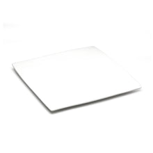10¾″ White Ceramic Flat Square Plate