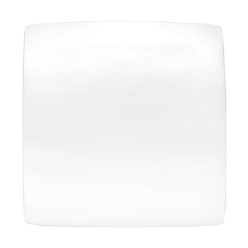 10-3/4" Square Plate, White Ceramic