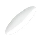 16"x5-1/4" Oval Plate, White Ceramic