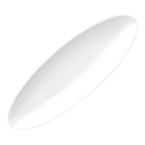 20"x6-1/4" Oval Plate, White Ceramic