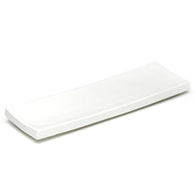 11¾″ × 3½″ White Ceramic Rectangular Plate